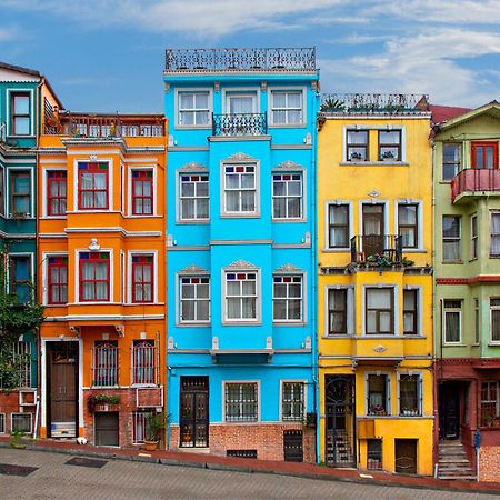 Istanbul Old City Colorful Houses Balat Petrion Hotel المظهر الخارجي الصورة